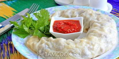 Шаг 14: ханума с мясом и картошкой