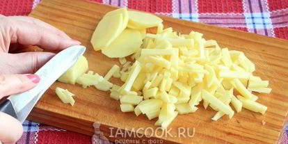 Шаг 6: ханума с мясом и картошкой