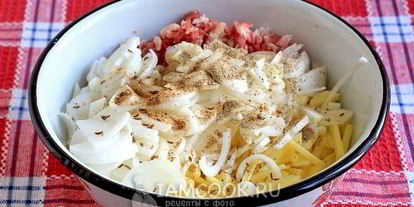 Шаг 8: ханума с мясом и картошкой