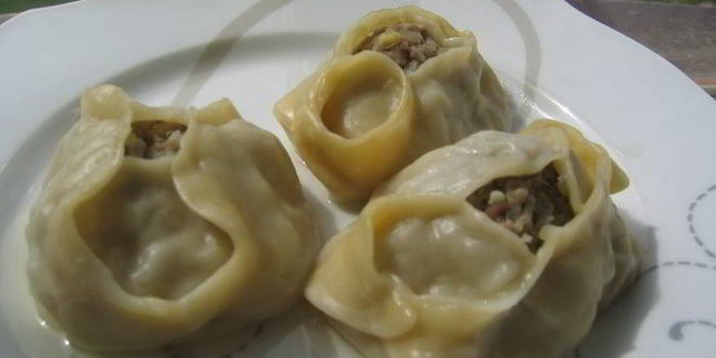 Рецепт Мантов Дружба с тройным мясом