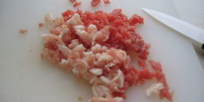 Шаг 2: мантов дружба с тройным мясом