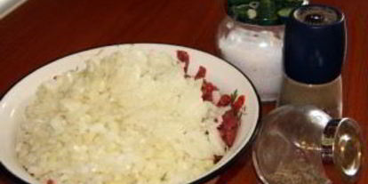 Шаг 3: мантов из рубленого мяса