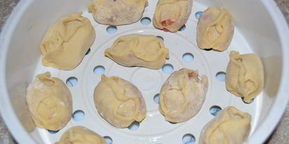 Шаг 5: мантов с говядиной и тыквой