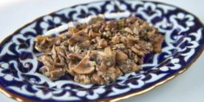 Шаг 3: мантов с грибами