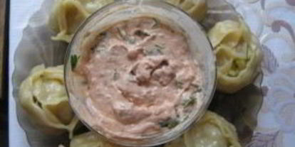 Шаг 4: мантов с картошкой и салом