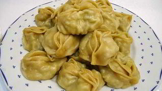 Рецепт Мантов с курицей и картошкой