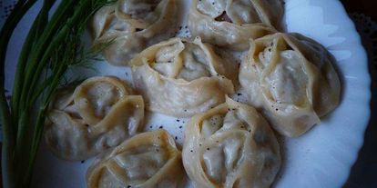 Шаг 11: мантов с мясом и с тыквой