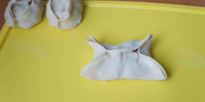 Шаг 4: мантов с мясом и с тыквой