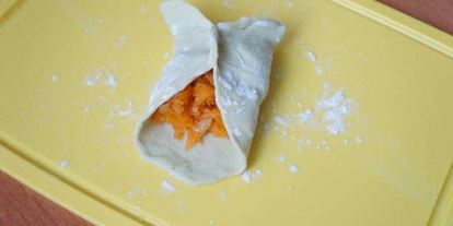 Шаг 7: мантов с мясом и с тыквой