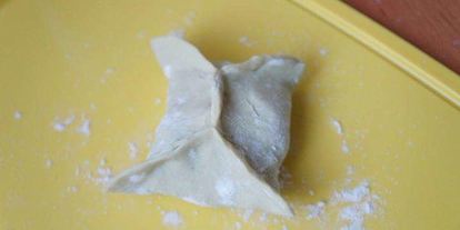 Шаг 8: мантов с мясом и с тыквой