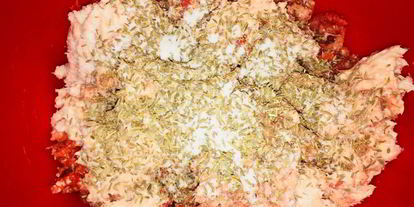 Шаг 1: мантов с мясом и тыквой