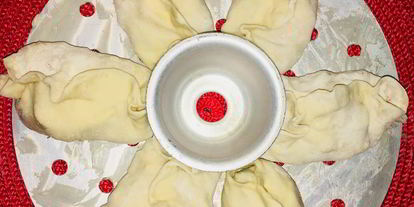 Шаг 11: мантов с мясом и тыквой