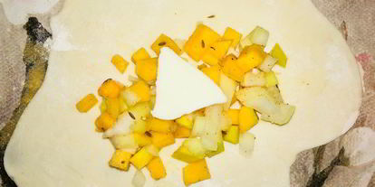 Шаг 9: мантов с мясом и тыквой