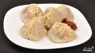 Рецепт Мантов с мясом