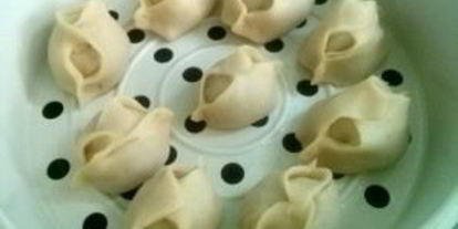 Шаг 9: мантов с тыквой и мясом в мультиварке