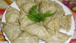 Рецепт Мантов с тыквой и мясом