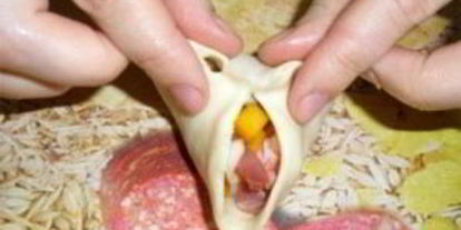 Шаг 8: мантов с тыквого и мясома