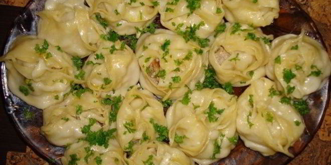 Рецепт мантов в аэрогриле