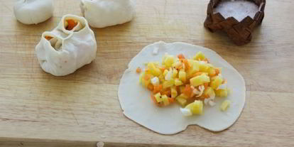 Шаг 8: постных мантов с картошкого