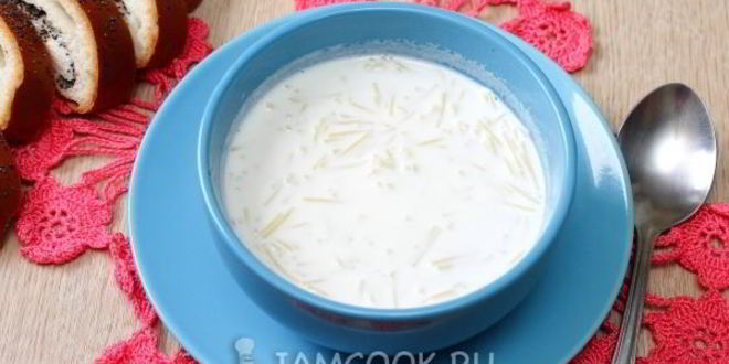 Рецепт молочной лапши в мультиварке