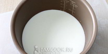 Шаг 2: молочной лапши в мультиварке