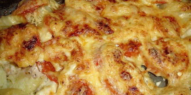 Рецепт картошки по-французски с помидорами