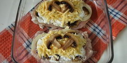 Шаг 11: мяса по-французски без майонеза