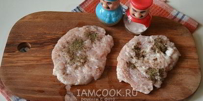 Шаг 3: мяса по-французски без майонеза