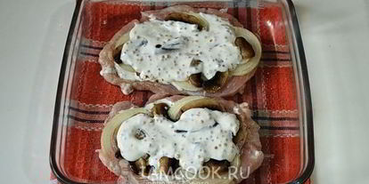 Шаг 9: мяса по-французски без майонеза