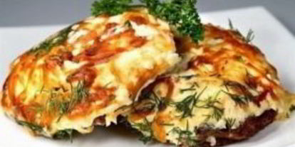 Шаг 6: мяса по-французски с грибами и помидорами