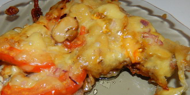 Рецепт мяса по-французски с грибами