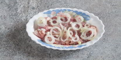 Шаг 4: мяса по-французски в микроволновке