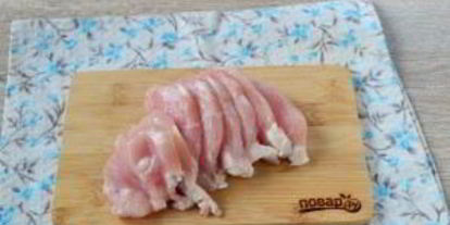 Шаг 1: сочного куриного филе по-французски