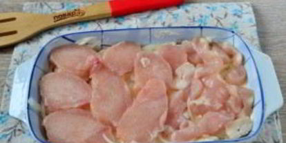 Шаг 9: сочного куриного филе по-французски