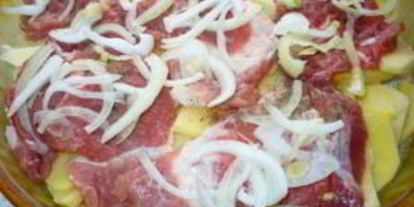 Шаг 5: свинины по-французски с картофелем