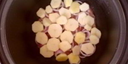 Шаг 3: свинины по-французски в мультиварке