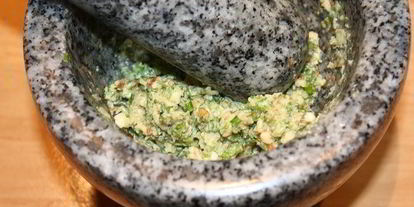 Шаг 2: фаршированного филе в изумрудной панировке с картофелем дукезе