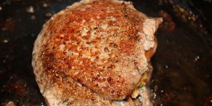 Шаг 3: фаршированного филе в изумрудной панировке с картофелем дукезе