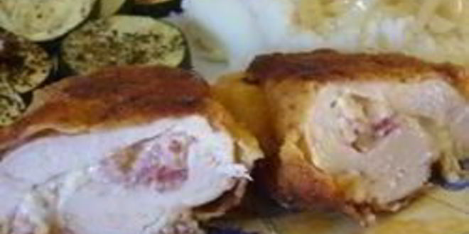 Рецепт фаршированных куриных грудок с картофельным пюре