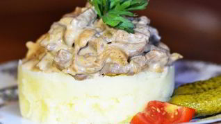 Рецепт Говядины с белыми грибами