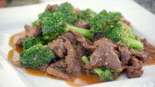 Рецепт Говядины с брокколи под устричным соусом