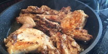 Шаг 4: кролика в горчице и белом вине