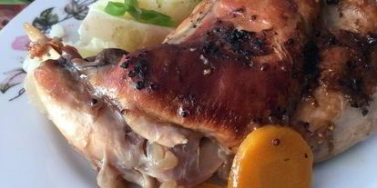 Шаг 8: кролика в горчице и белом вине