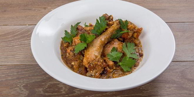 Рецепт кролика в миндальном соусе