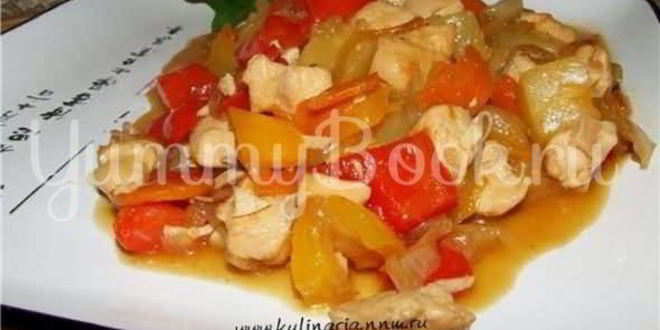 Рецепт куриного филе в кисло-сладком соусе