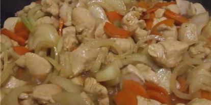 Шаг 38: куриного филе в кисло-сладком соусе