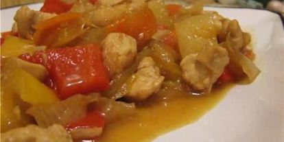 Шаг 45: куриного филе в кисло-сладком соусе