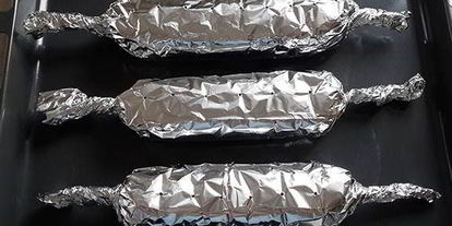 Шаг 2: куриных колбасок в духовке