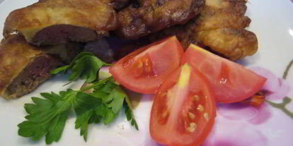 Шаг 2: куриных печенок в кляре