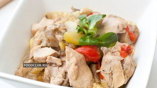 Рецепт Курицы с овощами в мультиварке